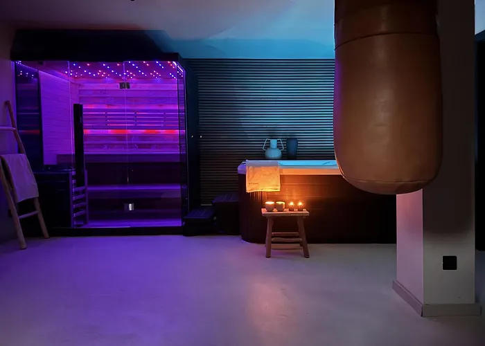 Luxauthentic With Heated Pool Salt Stone - Sauna, Jacuzzi, Gym, Outdoor Kitchen With Bbq Villa *