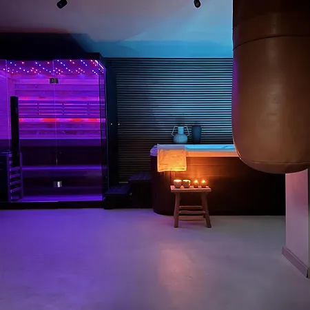 Luxauthentic With Heated Pool Salt Stone - Sauna, Jacuzzi, Gym, Outdoor Kitchen With Bbq Villa *