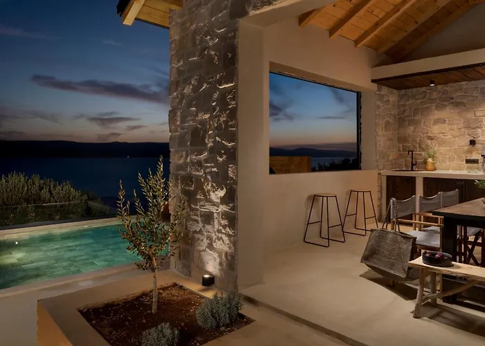 Villa Luxauthentic With Heated Pool Salt Stone - Sauna, Jacuzzi, Gym, Outdoor Kitchen With Bbq